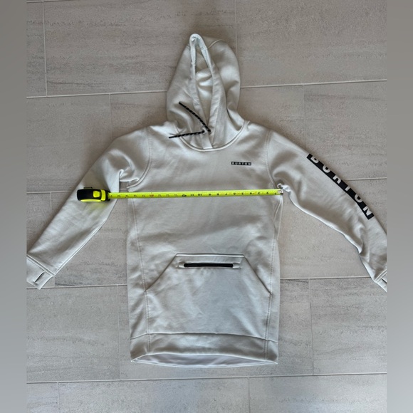 Burton Light Grey Tunic Pullover with Black Lettering - Picture 7 of 8